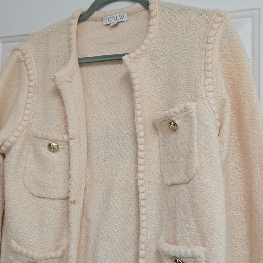Odette sweater lady jacket with jewel buttons - Picture 3 of 13